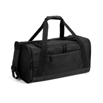 Picture of FARO HIGH DENSITY 600D RECYCLED POLYESTER SPORTS BAG in Black