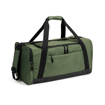 Picture of FARO HIGH DENSITY 600D RECYCLED POLYESTER SPORTS BAG in Dark Green