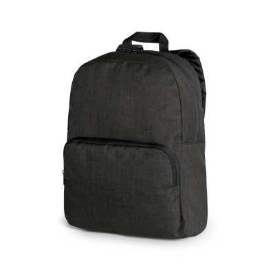 Picture of KIEV 14 INCH LAPTOP BACKPACK RUCKSACK in 600D in Black