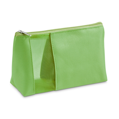 Picture of ANNIE MICROFIBRE AND MESH COSMETICS BAG in Pale Green