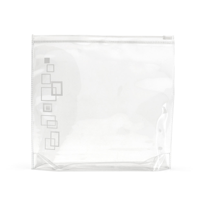Picture of VALENTINA AIRTIGHT PVC COSMETICS BAG in White