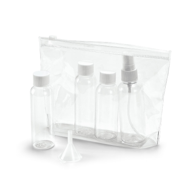Picture of DENIRO AIRTIGHT PVC COSMETICS BAG in Clear Transparent