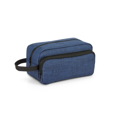 Picture of KEVIN 300D HIGH DENSITY TOILETRY BAG with Handle in Blue