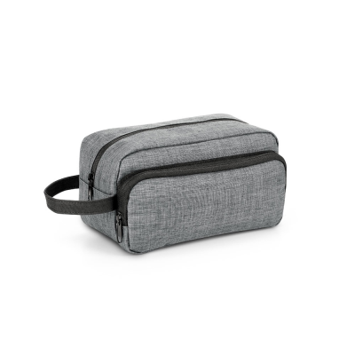 Picture of KEVIN 300D HIGH DENSITY TOILETRY BAG with Handle in Grey