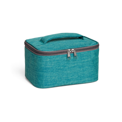 Picture of ELIZA CCOSMETIC BAG in High Density 300D in Turquoise Blue