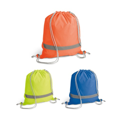 Picture of RULES DRAWSTRING BAG in 210D.