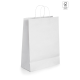 CABAZON PAPER KRAFT BAG in White image 2