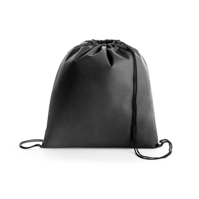 Picture of BOXP NON-WOVEN BACKPACK RUCKSACK BAG in Black