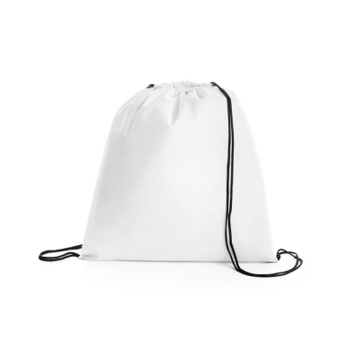 Picture of BOXP NON-WOVEN BACKPACK RUCKSACK BAG in White