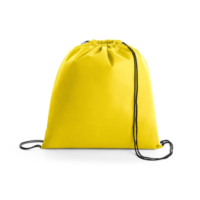 Picture of BOXP NON-WOVEN BACKPACK RUCKSACK BAG in Yellow