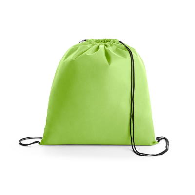 Picture of BOXP NON-WOVEN BACKPACK RUCKSACK BAG in Pale Green