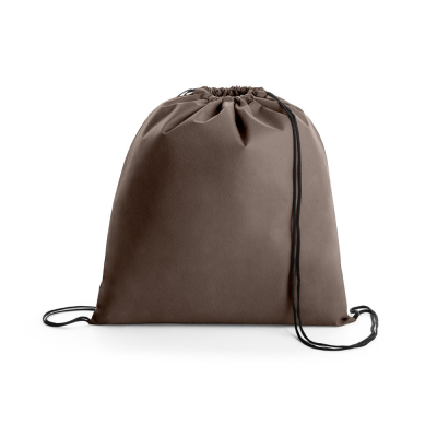 Picture of BOXP NON-WOVEN BACKPACK RUCKSACK BAG in Dark Brown