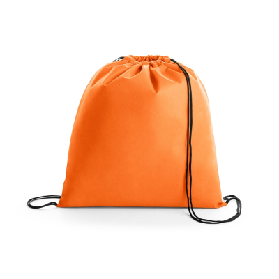 Picture of BOXP NON-WOVEN BACKPACK RUCKSACK BAG in Orange