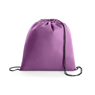 Picture of BOXP NON-WOVEN BACKPACK RUCKSACK BAG in Purple