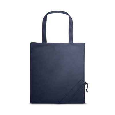 Picture of SHOPS FOLDING BAG in 190T in Navy Blue