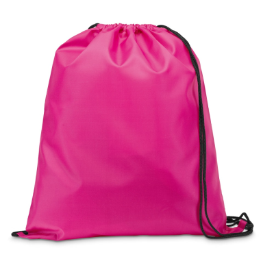 Picture of CARNABY 210D DRAWSTRING BACKPACK RUCKSACK in Pink