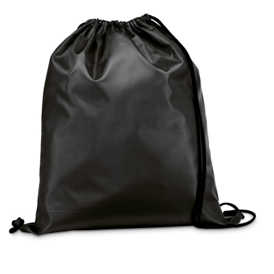 Picture of CARNABY 210D DRAWSTRING BACKPACK RUCKSACK in Black