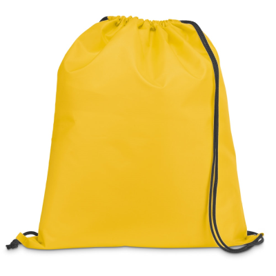 Picture of CARNABY 210D DRAWSTRING BACKPACK RUCKSACK in Yellow