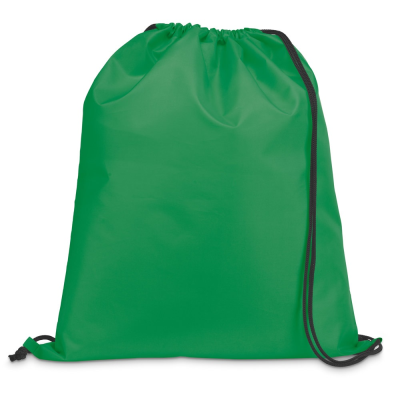 Picture of CARNABY 210D DRAWSTRING BACKPACK RUCKSACK in Green