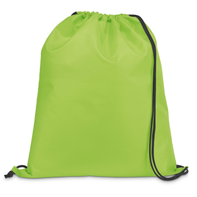 Picture of CARNABY 210D DRAWSTRING BACKPACK RUCKSACK in Pale Green