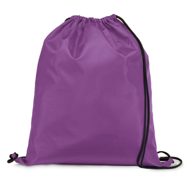 Picture of CARNABY 210D DRAWSTRING BACKPACK RUCKSACK in Purple
