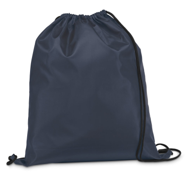 Picture of CARNABY 210D DRAWSTRING BACKPACK RUCKSACK in Navy Blue