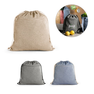 Picture of CHANCERY BACKPACK RUCKSACK BAG in Recycled Cotton.