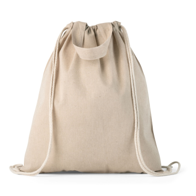Picture of RISSANI DRAWSTRING BAG with Recycled Cotton in Natural