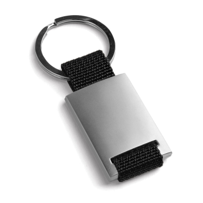 Picture of GRIPITCH METAL AND WEBBING KEYRING in Black