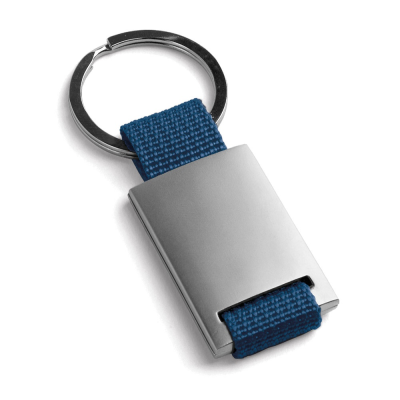 Picture of GRIPITCH METAL AND WEBBING KEYRING in Blue