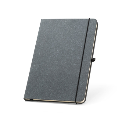 Picture of MATISSE A5 NOTE BOOK with Rigid Cover in Leather in Black