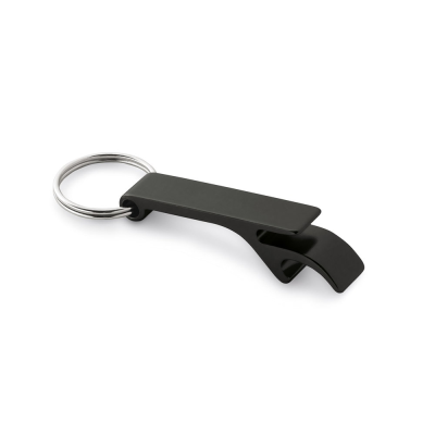 Picture of BAITT ALUMINIUM METAL KEYRING with Bottle Opener in Black