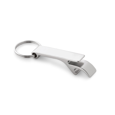 Picture of BAITT ALUMINIUM METAL KEYRING with Bottle Opener in Silver