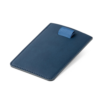 Picture of POPPY RFID-BLOCKING PU CARD HOLDER in Blue