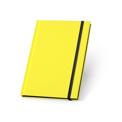 Picture of WATTERS A5 NOTE BOOK in Neon Fluorescent Fluorescent PU with Lined Pages in Yellow