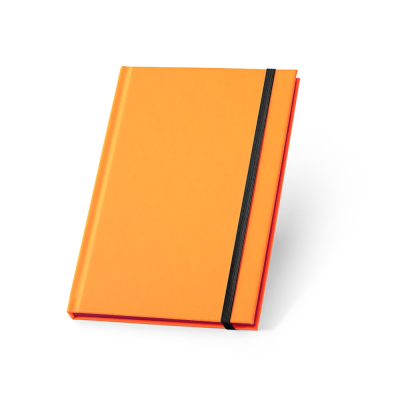 Picture of WATTERS A5 NOTE BOOK in Neon Fluorescent Fluorescent PU with Lined Pages in Orange