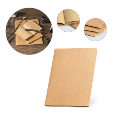 Picture of ALCOTT A4 A4 NOTE PAD with Cardboard Card Cover Plain x Sheet.