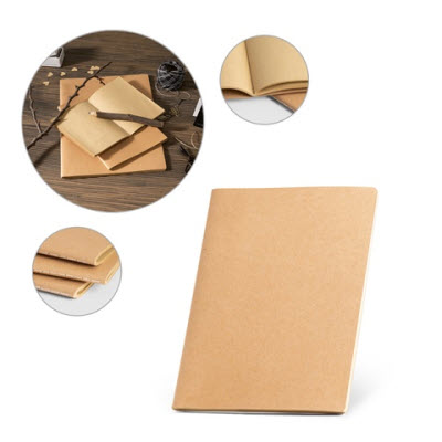 Picture of ALCOTT A4 A4 NOTE PAD with Cardboard Card Cover Plain x Sheet