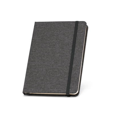 Picture of BOYD A5 NOTE BOOK in Recycled Polyester in Black