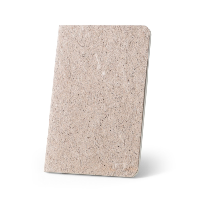 Picture of TEAPAD SOFT A6 NOTE PAD with Flexible Cover Made From Tea Leafs Waste in Natural