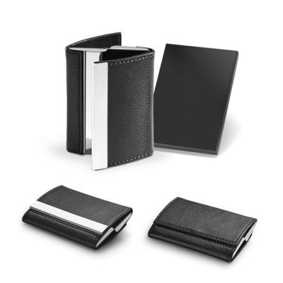 Picture of LONE DOUBLE CARD HOLDER in Metal & PU