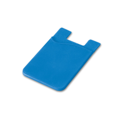 Picture of SHELLEY SILICON SMARTPHONE CARD HOLDER in Light Blue