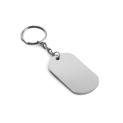 Picture of STITCH ALUMINIUM METAL KEYRING