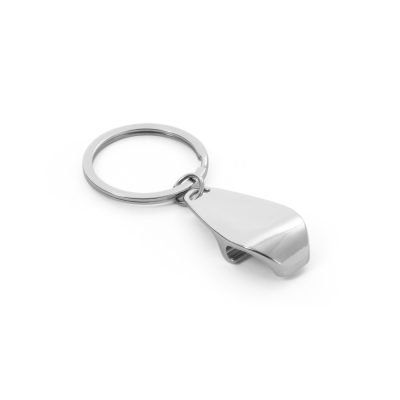 Picture of HELLI METAL KEYRING with Bottle Opener in Silver