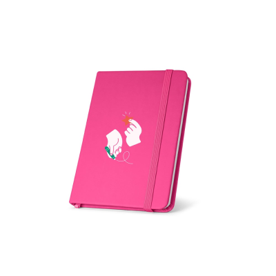 Picture of MEYER POCKET NOTE BOOK in PU with Plain x Sheet in Pink