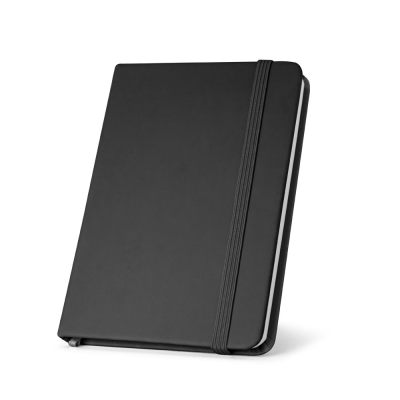 Picture of HEMINGWAY A5 PU NOTE PAD with Plain x Sheet in Black
