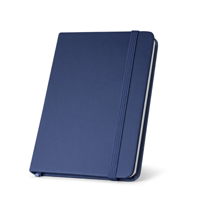 Picture of HEMINGWAY A5 PU NOTE PAD with Plain x Sheet in Blue