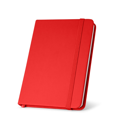 Picture of HEMINGWAY A5 PU NOTE PAD with Plain x Sheet in Red
