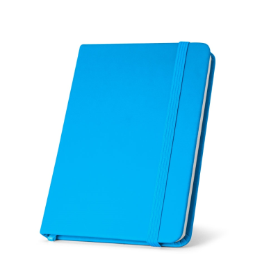 Picture of HEMINGWAY A5 PU NOTE PAD with Plain x Sheet in Light Blue
