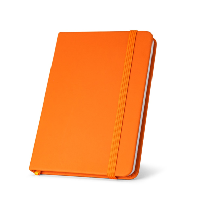Picture of HEMINGWAY A5 PU NOTE PAD with Plain x Sheet in Orange